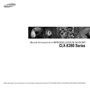 Samsung CLX-8380ND User Manual (user Manual) (ver.5.00) (Spanish)