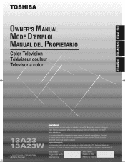 Toshiba 13A23W Owners Manual