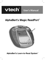 Vtech Alphabert s Magic Readport User Manual