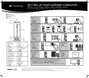 Gateway SX2840 Gateway SX Series Setup Poster