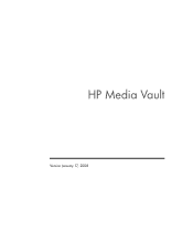 HP Mv2120 HP MV2120, MV5020, MV5140, MV5150 Media Vault - User's Guide