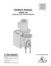 LiftMaster GH GH-MECHANICAL Manual