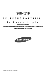 Samsung T319 User Manual (SPANISH)
