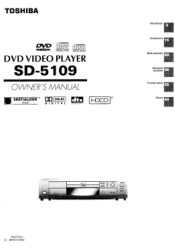 Toshiba SD-5109U Owners Manual