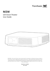 ViewSonic M2W M2W User Guide English