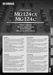 Yamaha MG124CX Owner's Manual