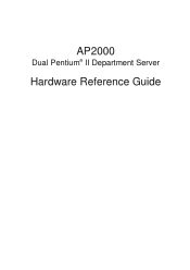 Asus AP2000 Hardware Reference