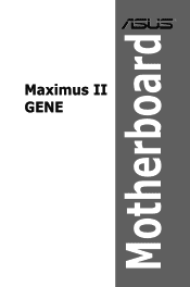 Asus Maximus II Gene User Manual