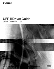 Canon MF7280 UFR II Driver Guide