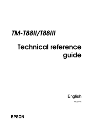 Epson TM T88II Technical Reference