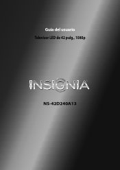 Insignia NS-42D240A13 User Manual (Spanish)