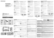 Kenwood KAC-M1824BT Instruction Manual