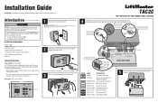 LiftMaster TAC2C TAC2C Installation Manual