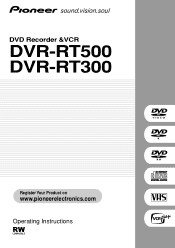 Pioneer DVR-RT500 Owner's Manual