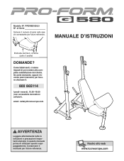 ProForm Fusion 3.0 Xt Bench Italian Manual