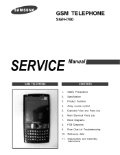 Samsung i780 Service Manual
