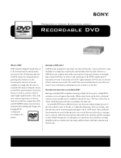 Sony RDR-GX7 Frequently Asked Questions about Recordable DVD