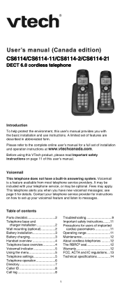 Vtech TD45270194 User Manual