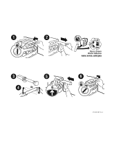 Xerox 7760GX Instruction Sheet - Installing the Supplies
