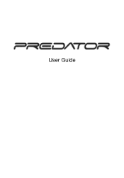 Acer Predator G5920 Generic User Guide