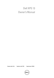Dell XPS 13 Owner's Manual (PDF)
