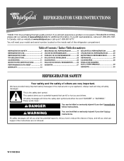 Whirlpool GSC25C6EYW Use & Care Guide