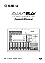 Yamaha AW16G Owner's Manual