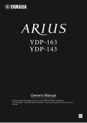 Yamaha YDP-163 YDP-163_143 Owners Manual