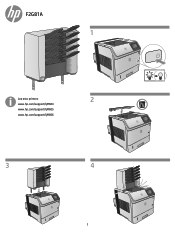 HP LaserJet Enterprise M605 Multiple Bin Mailbox Installation Guide