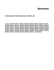 Lenovo B490 Laptop Hardware Maintenance Manual - ThinkPad B490