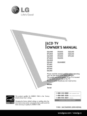 LG 55LH400C Owners Manual