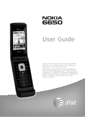 Nokia 6650 fold Nokia 6650 Fold Phone User Guide in US English