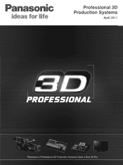Panasonic AG-HMX100 Professional 3D Systems Brochure