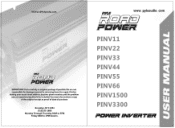 Pyle PINV11 User Manual