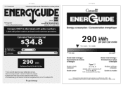 RCA RFR1055 Energy Label 1