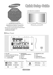 Samsung LN22B650 Quick Guide (easy Manual) (ver.1.0) (English)