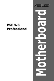 Asus P5E WS PROFESSIONAL User Manual