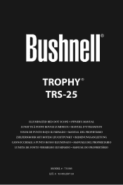Bushnell Red Dot TRS 25 Owner's Manual