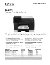 Epson B-310N Product Brochure