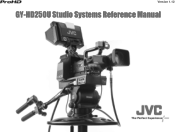 JVC GY-HD250U GY-HD250 Studio Reference Manual v1.12 (Oct. 2008) (66 pages, 1848KB)