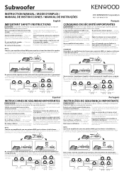 Kenwood XR-W10F Instruction Manual