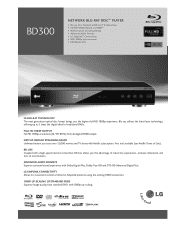 LG BD300 Specification (English)