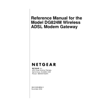 Netgear DG824M DG824M Reference manual