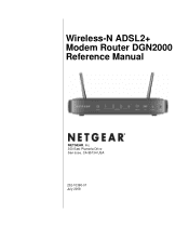 Netgear DGN2000 DGN2000 Reference Manual
