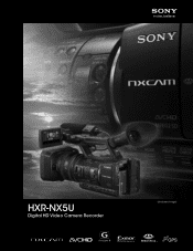 Sony HXRNX5U Brochure