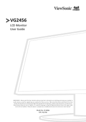 ViewSonic VG2456 User Guide