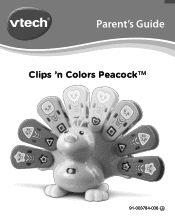 Vtech Clips n Colors Peacock User Manual