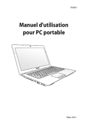 Asus K53U User's Manual for French Edition
