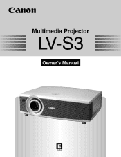 Canon LV S3 LV-S3_Inst.pdf
