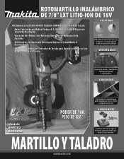 Makita BHR202 Flyer (Spanish)